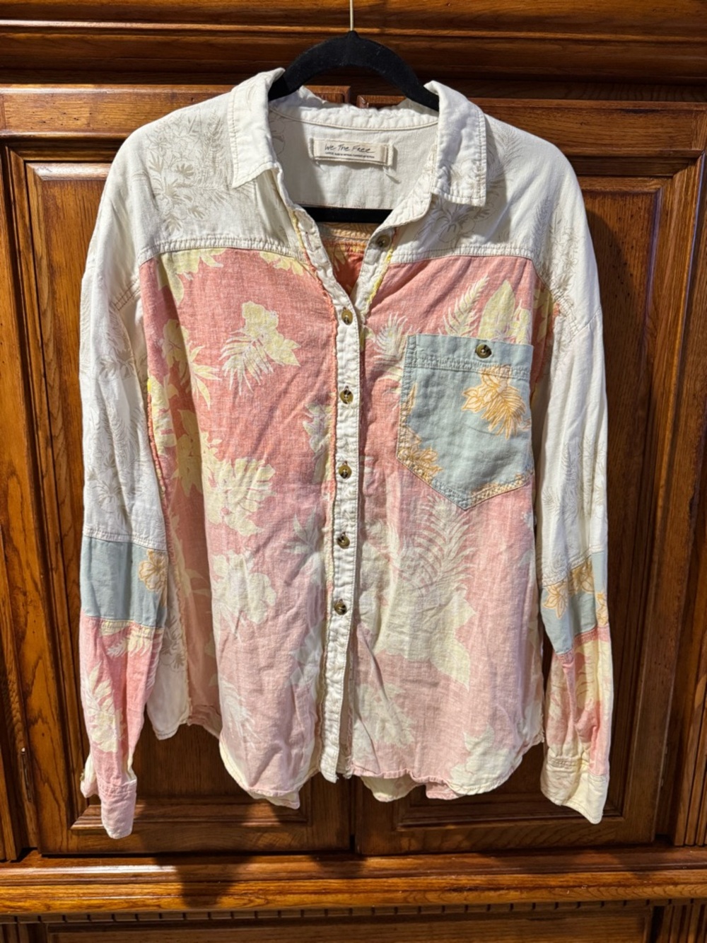 We The Free Making Waves Button-Up Top
